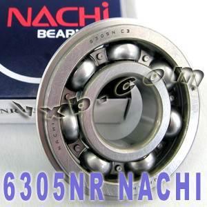 6305NR Nachi Bearing Open Snap Ring Japan 25x62x17mm