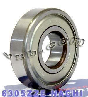 6305ZZE Nachi Bearing Shielded C3 Japan 25x62x17mm