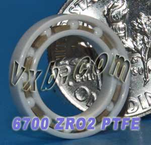 6700 Full Ceramic Bearing 10x15x3 Thin Section Ball Bearing