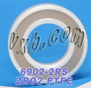 6902-2RS Full Ceramic Sealed Bearing 15x28x7 ZrO2
