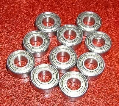 10-Pack 696ZZ 6x15x5mm Double Shielded Miniature Bearing