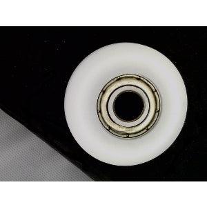 6mm Bore Bearing - 26mm Round Nylon Track Roller Bearing 6x26x7.5mm