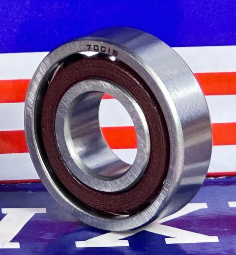 7001B Angular Contact Ball Bearing - 12x28x8mm - High Speed/Precision