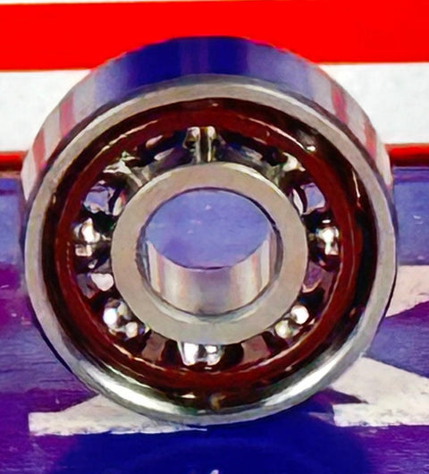 706C Phenolic ABEC 3 Angular Contact Ball Bearing 6x17x6 Miniature