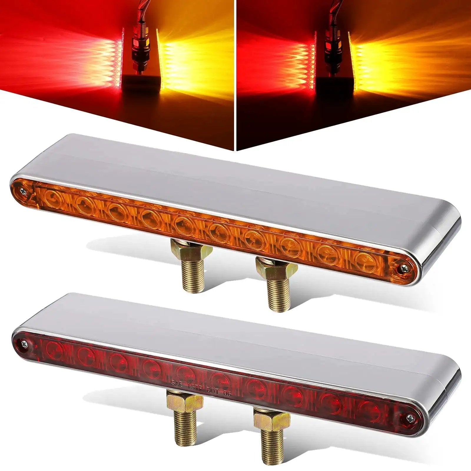 dual function LED trailer light bar Pair for Trucks 🍁 ...