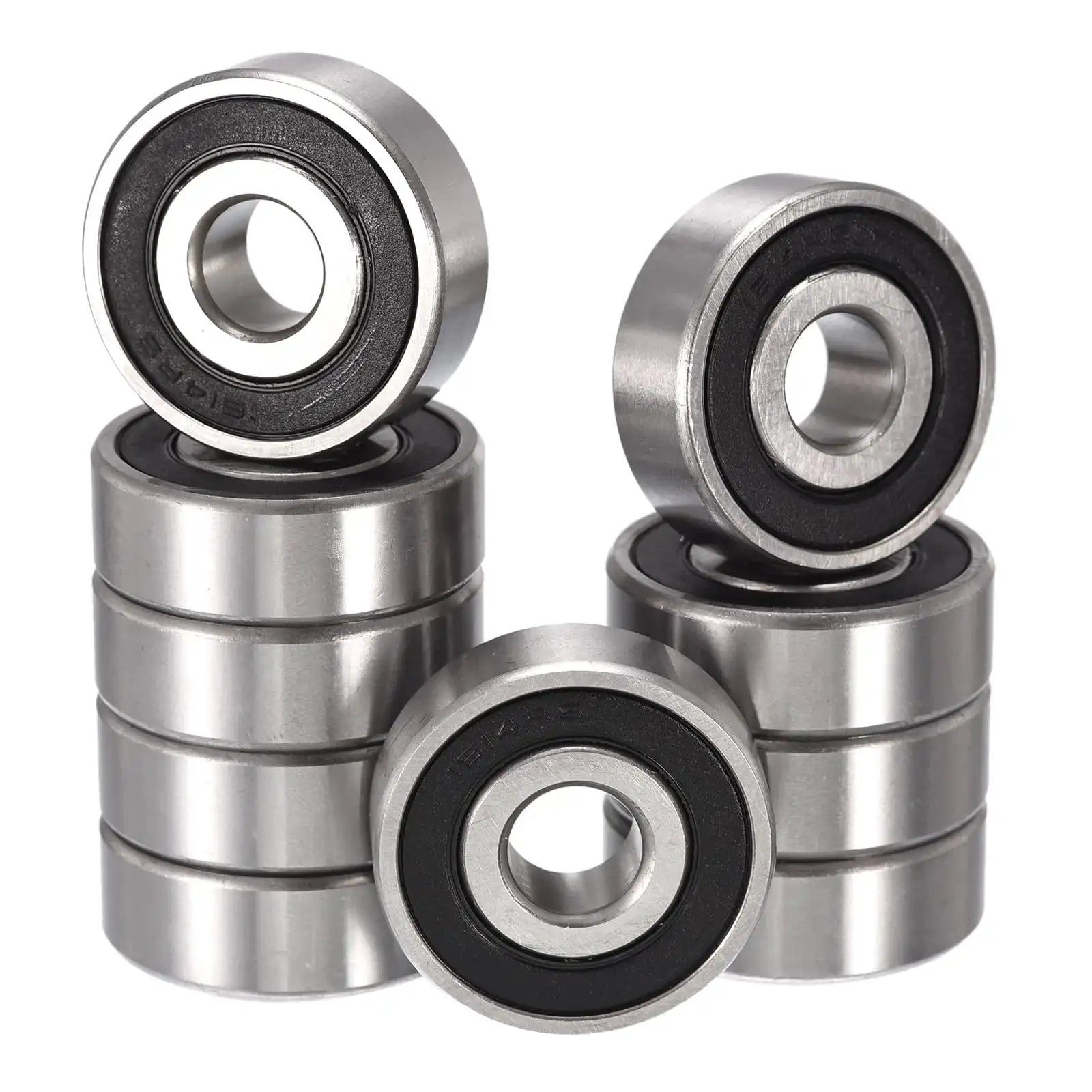 Lot De 10 Roulements 6900-2RS – 10x22x6 Mm, Joints Caoutchouc, Acier Haute Qualité, Pour Skateboard Et Projets DIY