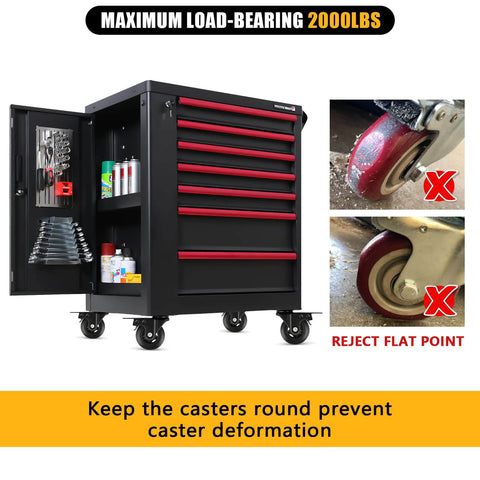 3" Casters Set of 4 - Heavy Duty Quiet Casters, Max Load 2000 lbs, Soft Wheels for Carts, Glide Smoothly and Protect Floors, Locking Furniture Casters - Canadian Ball Bearing Supplier.