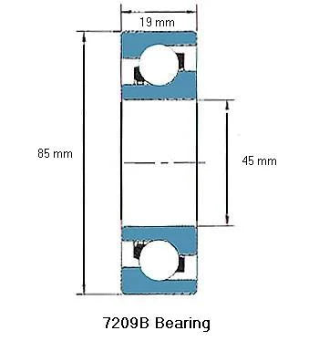 7209B Bearing Angular contact 7209B