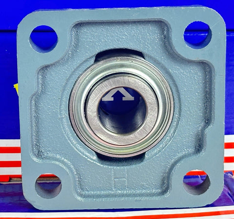 7/8 inch Bearing UCF205-14 + Square Flanged Cast Housing Mounted Bearing