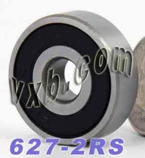 7mm Skate Bearing 7x22x7 Sealed 627-2RS Miniature
