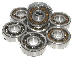 8 Skateboard Bearing Nylon Cage Open