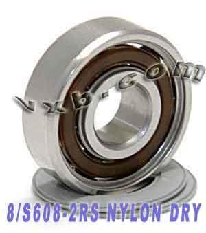 8 Stainless Steel Skateboard Sealed Ball Bearing
