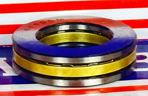 81105M Cylindrical Roller Thrust Bearing 25x42x11mm - Bronze Cage