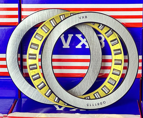 81115M Cylindrical Roller Thrust Bearing 75x100x19mm - Bronze Cage