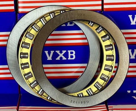 81122M Cylindrical Roller Thrust Bearing 110x145x25mm - Bronze Cage