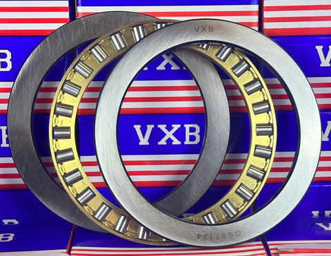 81124M Cylindrical Roller Thrust Bearing 120x155x25mm - Bronze Cage