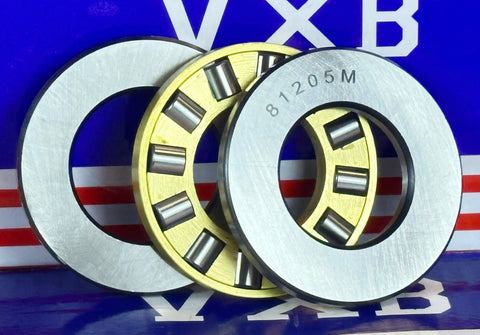 81205M Cylindrical Roller Thrust Bearing 25x47x15mm - Bronze Cage