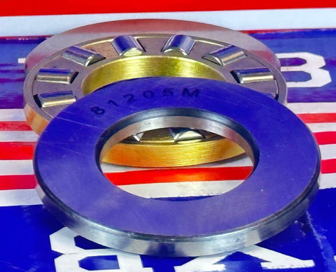 81205M Cylindrical Roller Thrust Bearing 25x47x15mm - Bronze Cage