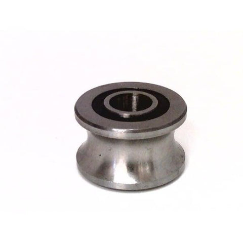 8mm Bore Bearing - 22.5mm Round Pulley U-Groove Shaft Sliding Ball Bearing 8x22.5x14.5mm