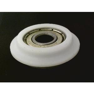 8mm Bore Bearing - 33mm POM plastic roller wheel Miniature Nylon Ball Bearing 8x33x9.5mm