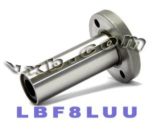 8mm Round Flanged Long Bushing Linear Motion LBF8LUU