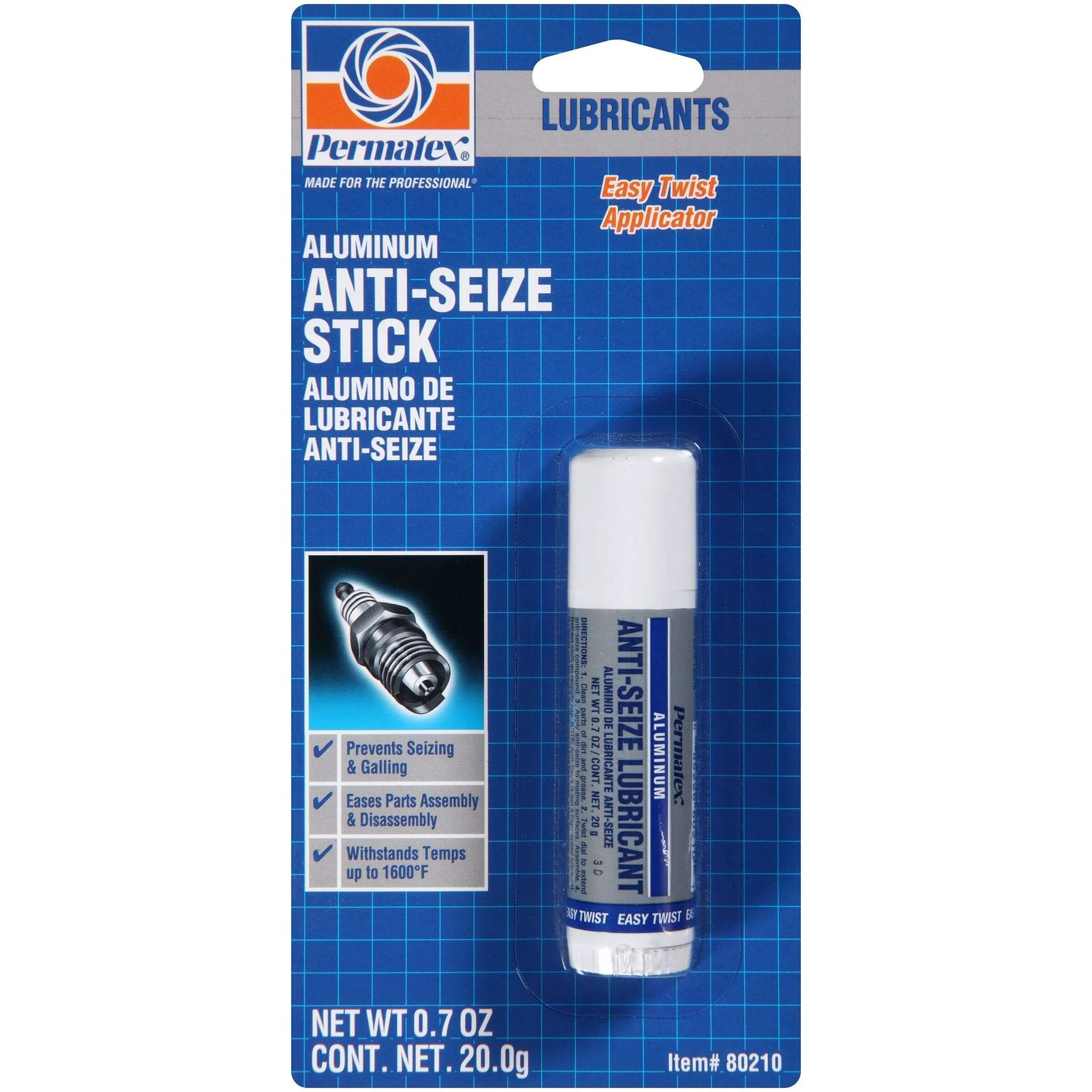 Aluminum Anti Seize Stick For Spark Plug Threads And E...
