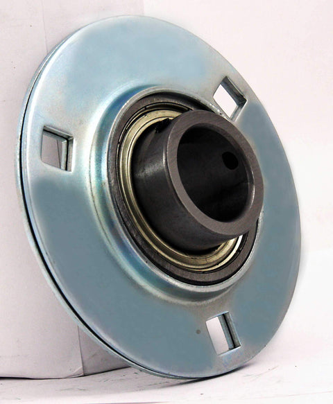 Bearing SAPF205-16 1" Pressed steel round 3-Bolt Flanged Mounted 1" Inner Diameter