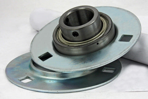 Bearing SAPF205-16 1" Pressed steel round 3-Bolt Flanged Mounted 1" Inner Diameter
