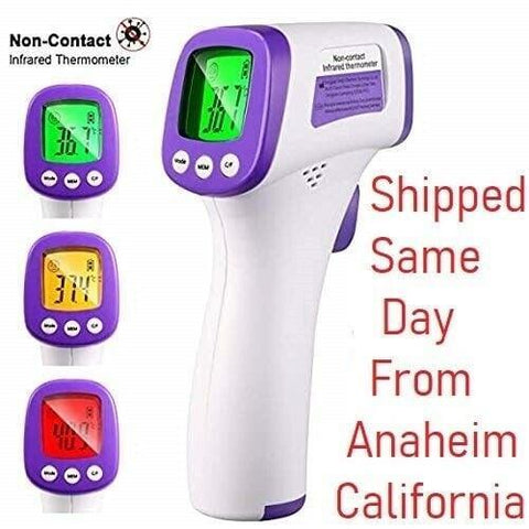 Digital Medical Infrared Thermometer 3-Color LCD, Baby Kids & Adult Fever Alarm