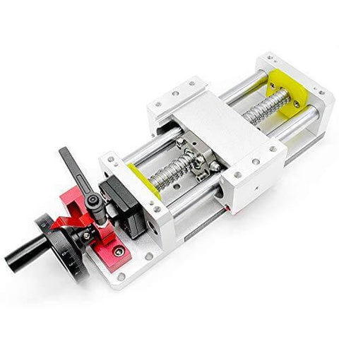 Linear Stage Actuator 300mm Ballscrew 1605 Optical Axis Linear Rail Guide Manual Slide Stage C7 - Ruler for DIY CNC Router Controller 4-Axis Stage