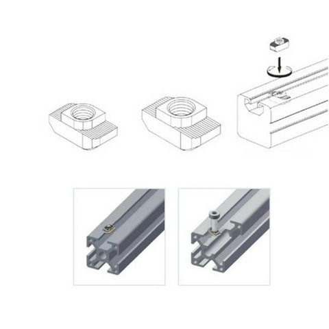 M5 T-Slot Nut for 2020 Aluminum Extrusion Slots