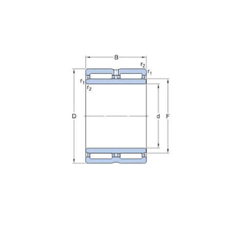 NA6901 Needle Roller Bearing 12x24x22mm - Machined Type