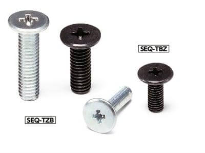NBK-SEQ-M4-8-TBZ 6mm Cross Recessed Head Cap Screws - Extra Low Profile Pack of 50