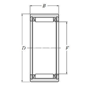 NK73/25A Needle Roller Bearing 73x90x25mm