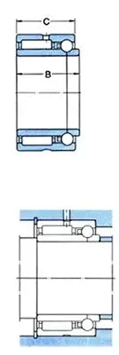 NKIB5902 Needle Roller Bearing - 3-Point Contact Ball Bearing 15x28x20mm