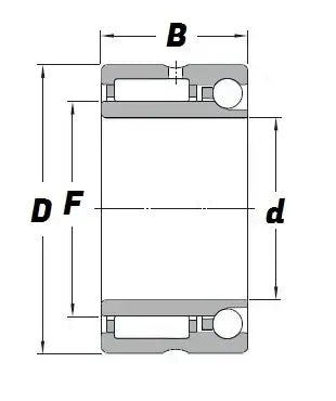 NKJA5904 Combined Needle & Ball Bearing 20x37x23mm