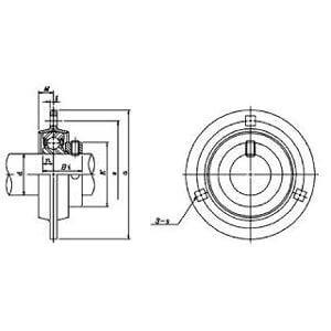 SAPF202-10 5/8" Pressed Steel Bearing 3-Bolt Flanged Mounted Bearing