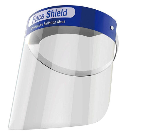 Boucliers protecteurs faciaux de sécurité, plastiques réutilisables, bande élastique et éponge de confort, anti-buée pour la protection des yeux avec film transparent protecteur