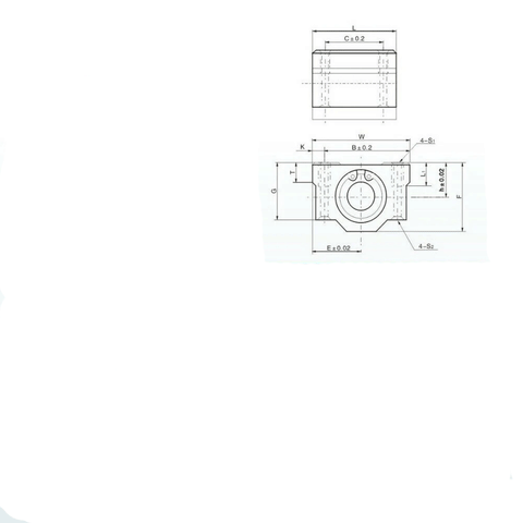 SMS10UU 10mm Slide Bush Bushings Miniature Motion Linear Bearing
