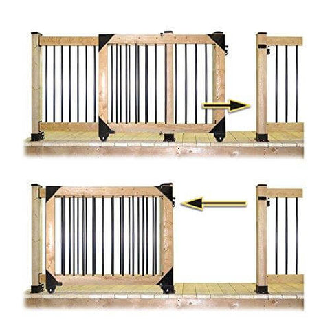Sliding Gate Hardware Kit Black