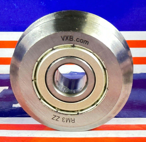 Stainless Steel RM3ZZ 12mm ID V-Groove Bearing (W3ZZ) SSRM3ZZ