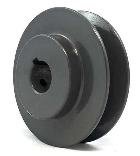 AK23-3/4" OD 2.3" Cast Iron ID 3/4" Shaft Pulley Sheave 1 Groove V Style A Belt 4L New - VXB Ball Bearings