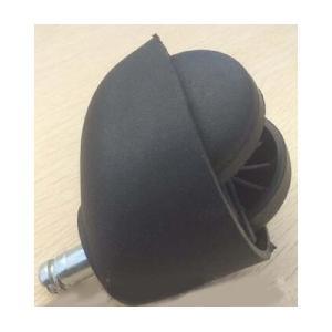 Covered Black 2" twin wheel Caster