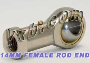 Female Rod End 14mm PHS14L Left hand Bearing