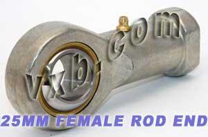 Female Rod End 25mm PHS25 Right hand Bearing