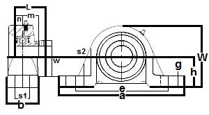 FHLP201-12mm Pillow Block Low Shaft Height 12mm Bearing