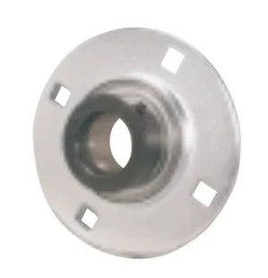 FHPFFZ209-45mmG Flange Pressed Steel 4 Bolt 45mm Bearing