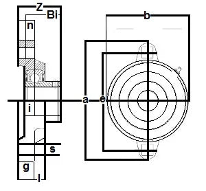 FHSFX203-11 Bearing Flange Ductile 2 Bolt 11/16