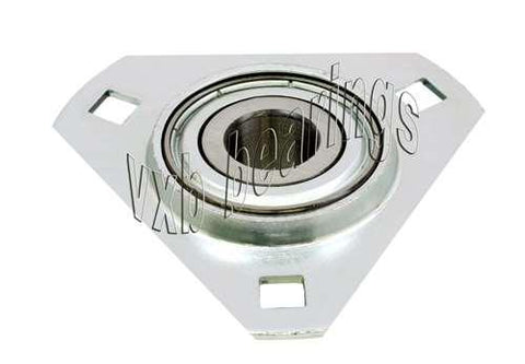 FHSPFTZ206-20 Flange 3 Bolt Triangle 1 1/4" Bearing