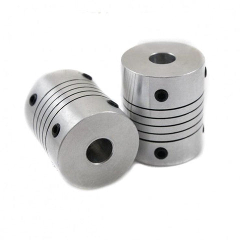 Flexible Parallel Aluminium Jaw Shaft CNC Coupling D19-L25-5x7MM